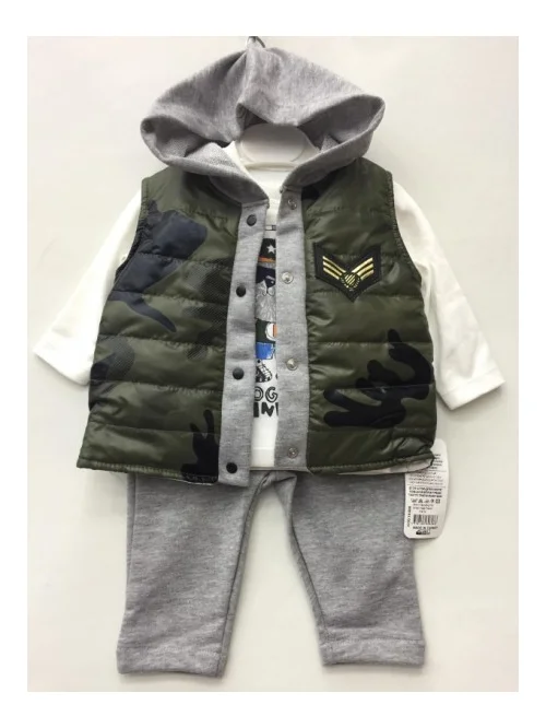 Komplet chłopięcy BRY19608 (6M-12M) 3