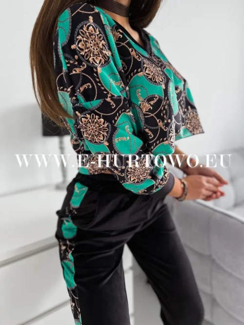 Komplet dres damski welurowy DA523302