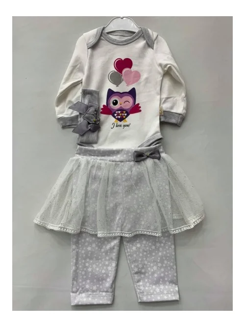 Komplet dziewczęcy MN 126 (62-74) 3