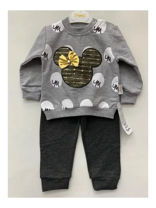 Komplet dziewczęcy PP 3777 (6M-24M) 3