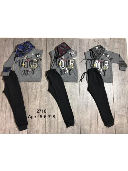 Komplet dres chłopięcy 2718 (5-8) 1