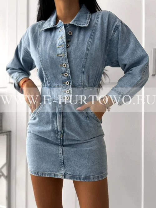Sukienka damska jeans SDG3042