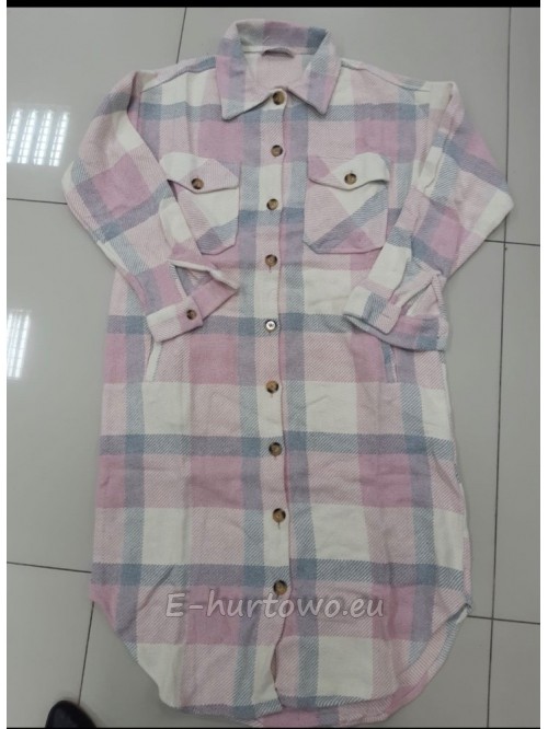 Sukienka damska koszulowa E338 (S-XL)