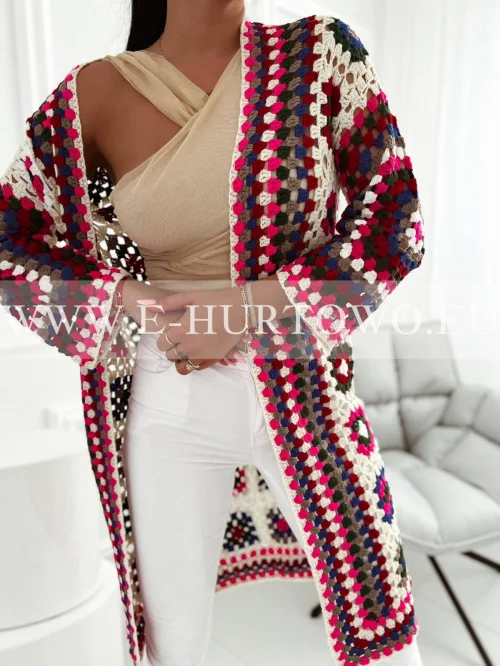 Sweterek narzutka damska UE62