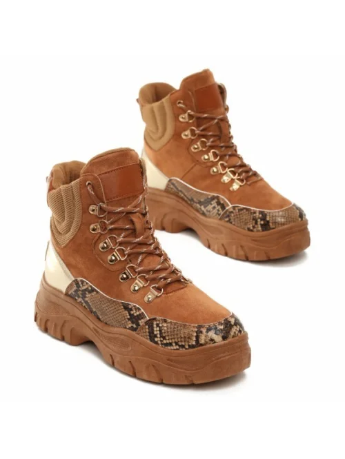 Obuwie damskie 8477 8477 CAMEL