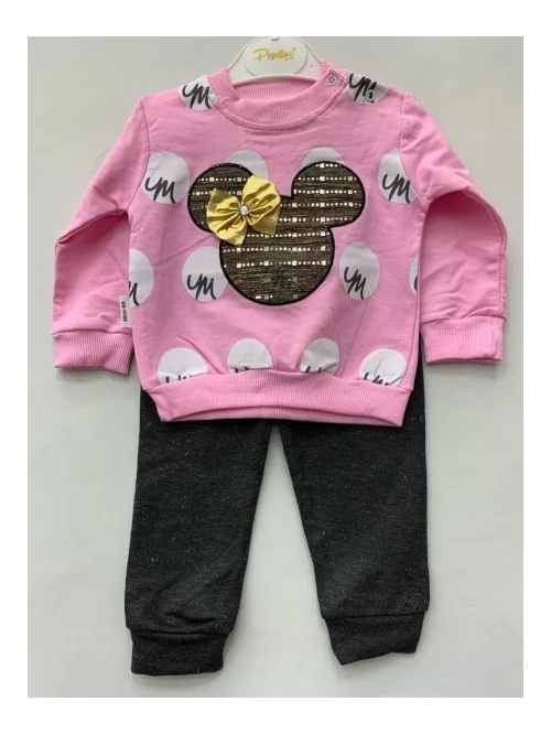 Komplet dziewczęcy PP 3777 (6M-24M) 2