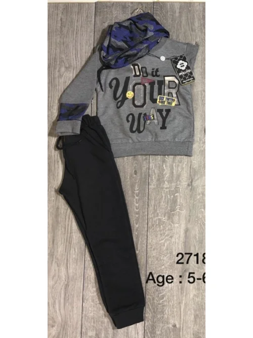 Komplet dres chłopięcy 2718 (5-8) 1